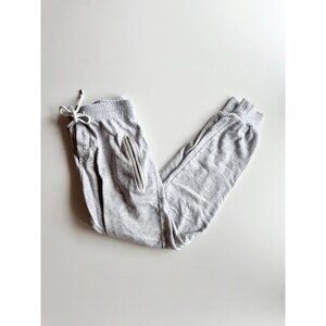 SUIT SUPPLY Light Grey 100% Cotton Fleece Slim Jogger Sweatpants Pants, Size S